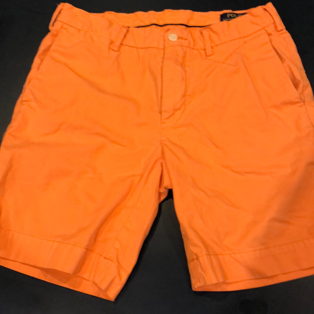 Men’s orange Ralph Lauren shorts